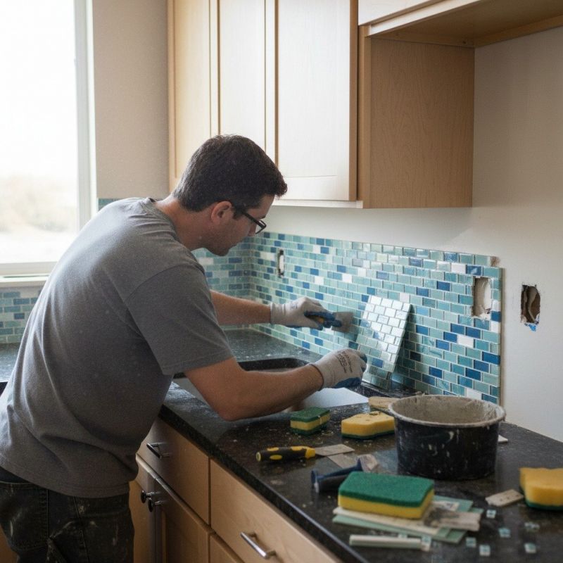 Tile Backsplash Installation